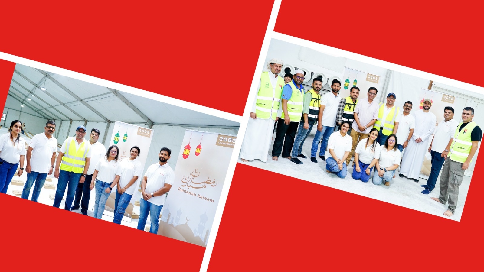 AeroConnections distributes Iftar meal to blue collar workers.