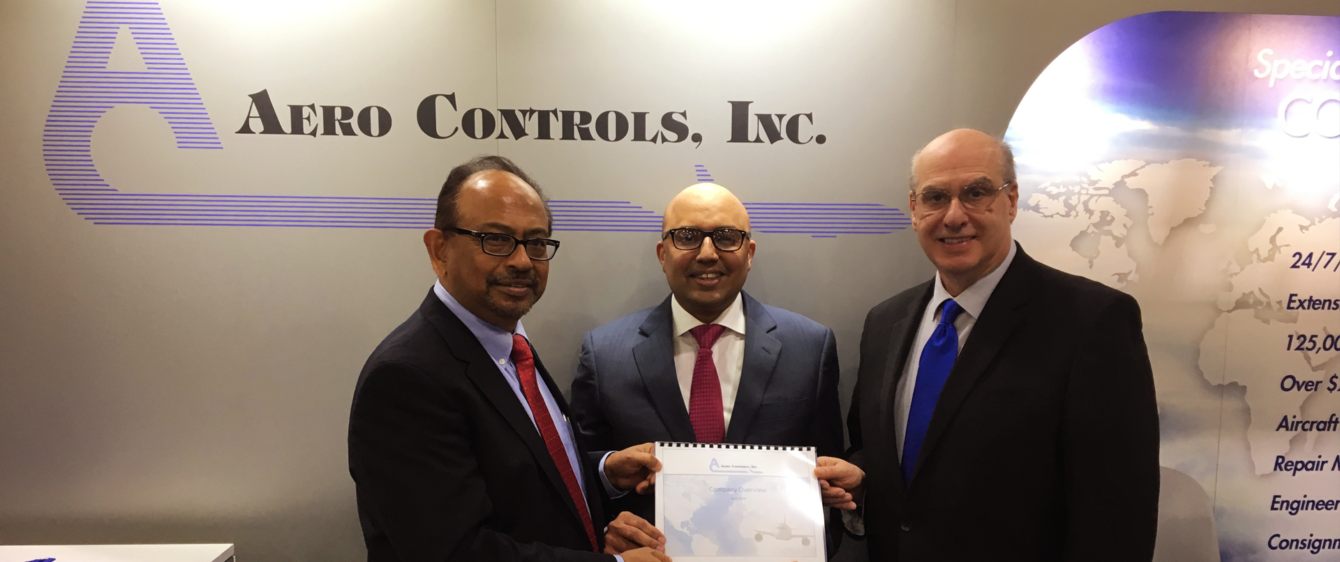 Signs Representation agreement with Aero Control Inc.